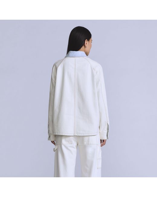Levi's Lined Chore Jas in het White