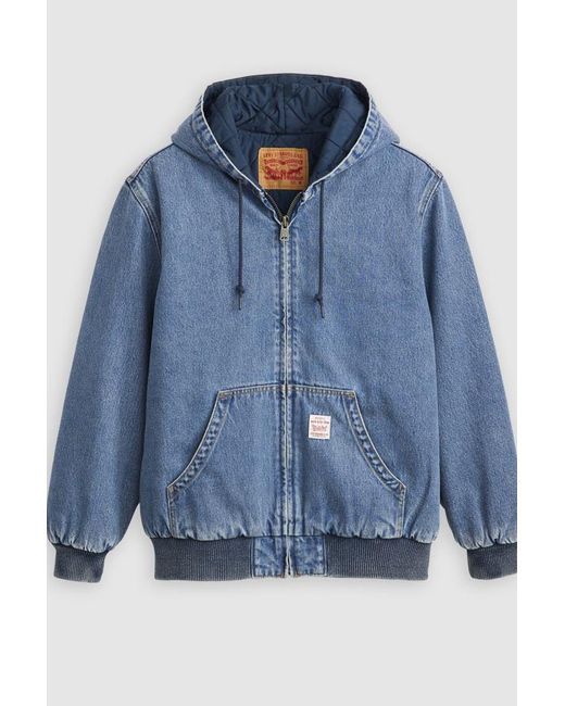 Levi's Blue Potrero Denim Hoodie for men
