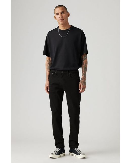 Levi's 512 Slim Taper Jeans in het Black voor heren