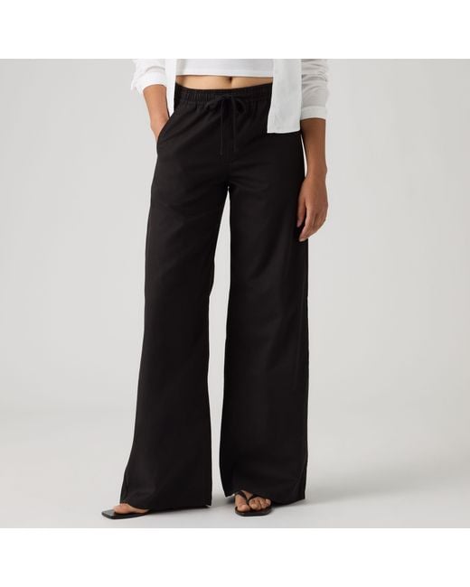 Levi's White Essential Wide Leg Pants