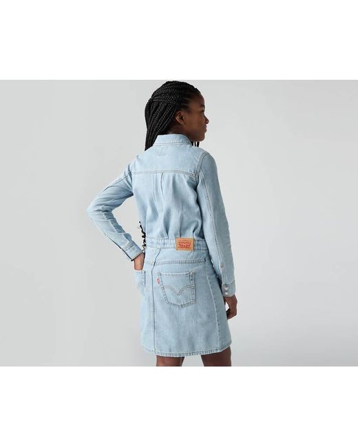 Abito Western A Maniche Lunghe Per Adolescenti di Levi's in Blue