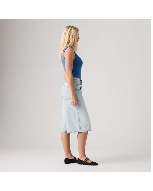 Levi's Super Baggy Jort in het Blue