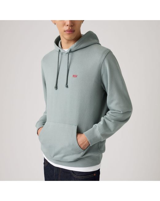 Levi's Gray New Original Housemark Hoodie for men