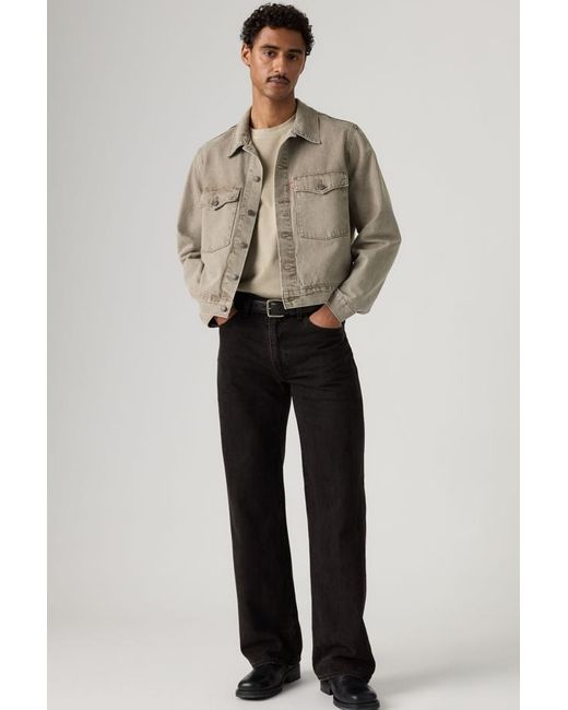 Levi's Blue 567 Relaxed Flare Jeans for men