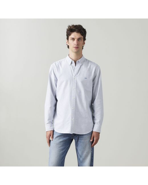 Levi's Blue Authentic Button Down Shirt for men