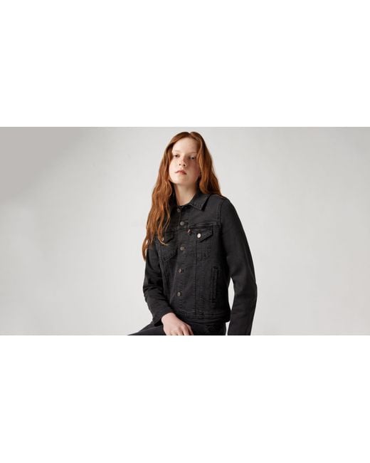 Levi's Het Original Truckerjack in het Black