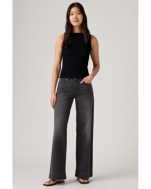 Levi's Blue 318 Tailored Wide Leg Jeans