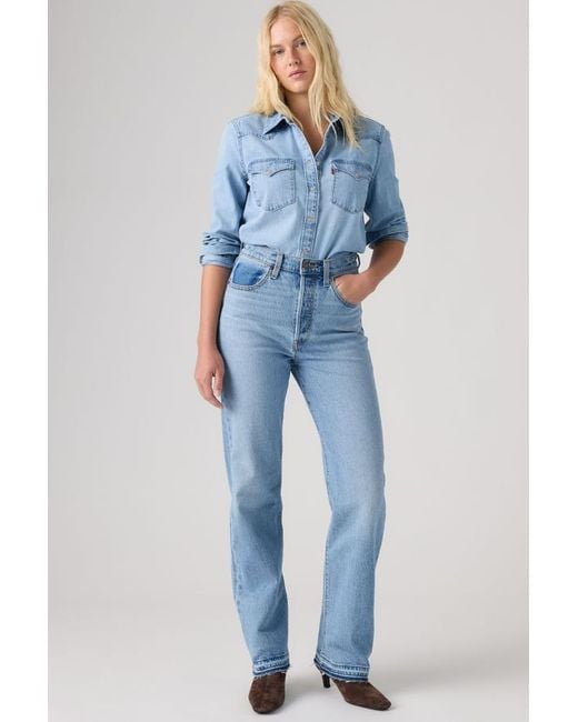 Levi's Blue Ribcage Full Length Recrafted Jeans