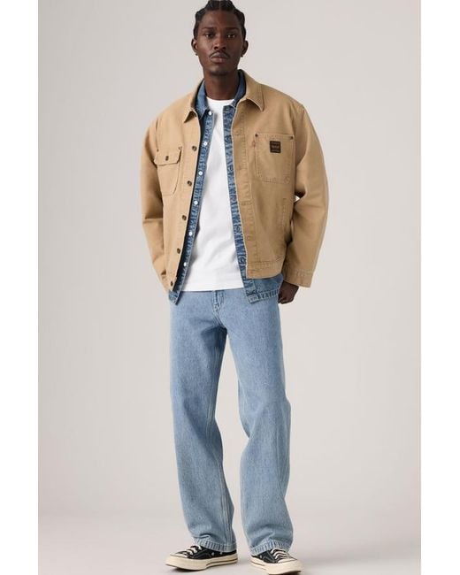 Levi's Blue 568 Loose Straight Carpenter Jeans for men
