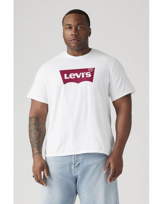 Levi's Graphic T Shirt (Big & Tall) in het Black voor heren