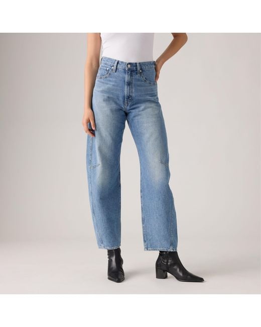 Levi's Blue Cinch Barrel Jeans