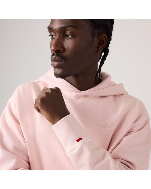 Levi's Pink Authentic Hoodie for men