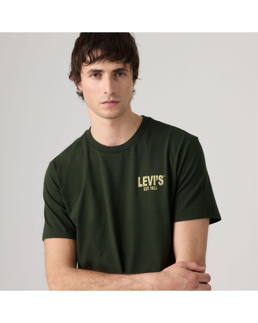 Levi's Green Classic Graphic Tee for men