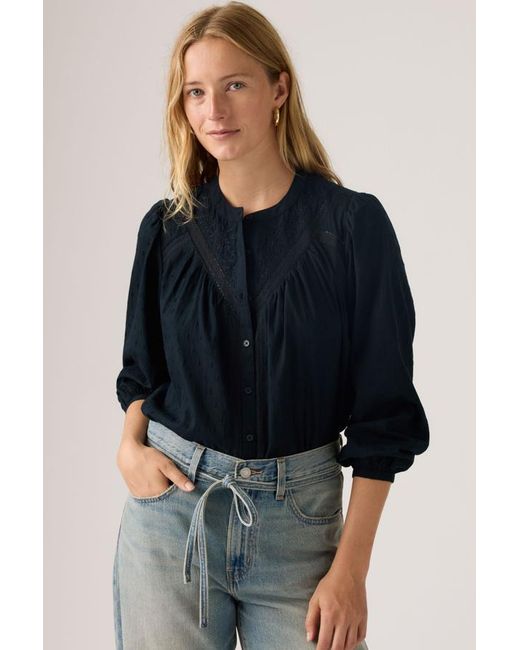 Levi's Blue Cleo Blouse