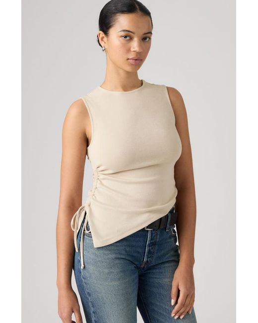 Levi's Blue Alila Asymmetrical Sleeveless Top