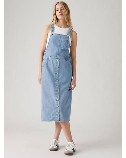 Levi's Black Tico Lightweight Latzkleid