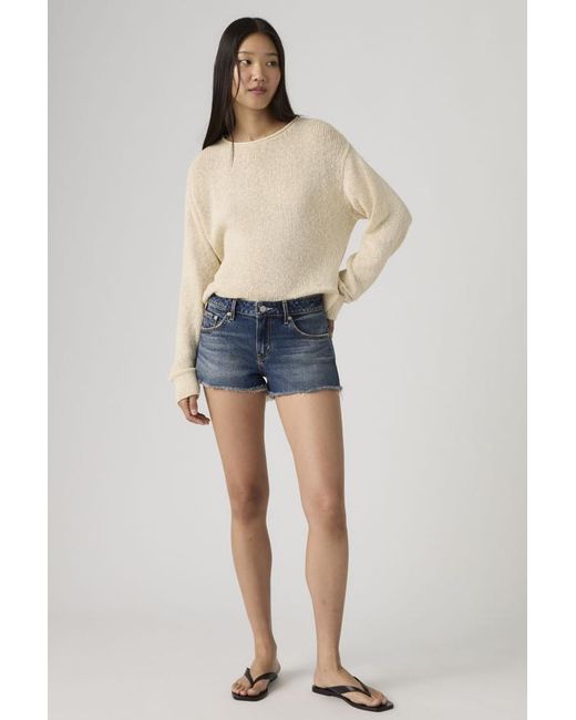 Levi's Blue Low Shorts
