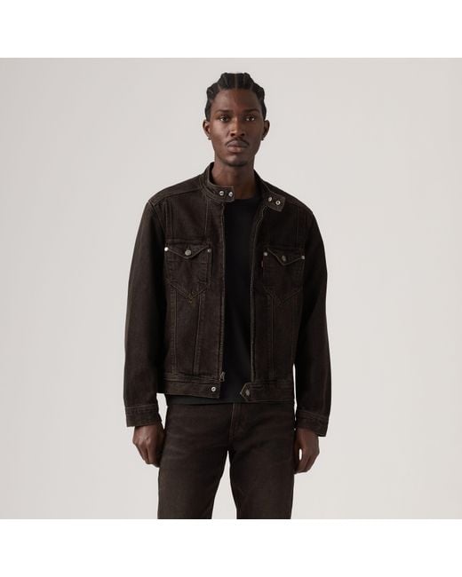 Levi's Twisted Moto Jack in het Black voor heren