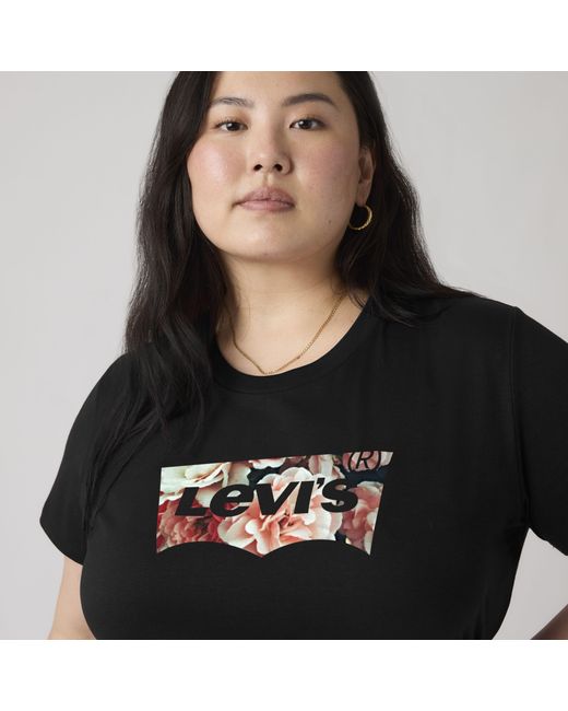 Perfect Tee (Plus Size) Levi's de color Black