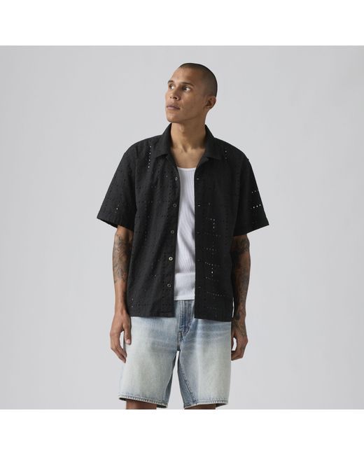 Levi's Sunset Camp Lightweight Overhemd in het Black voor heren