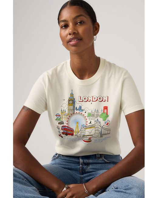 Camiseta Graphic Favorite Levi's de color Natural