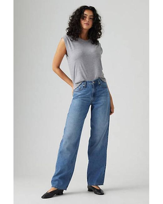 Jeans Lino+ Denim Baggy Dad Levi's de color Blue