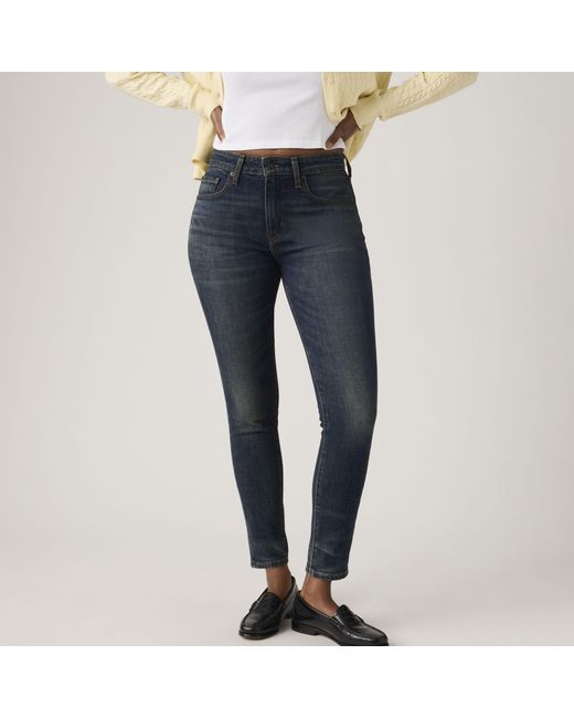Levi's Blue 721 High Rise Skinny Jeans