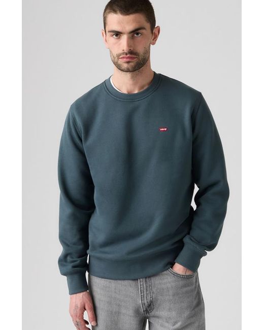 Levi's Blue Crewneck Sweatshirt for men