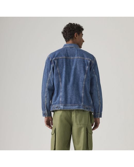 Levi's Relaxed Type Iii Trucker Jacket in het Blue voor heren