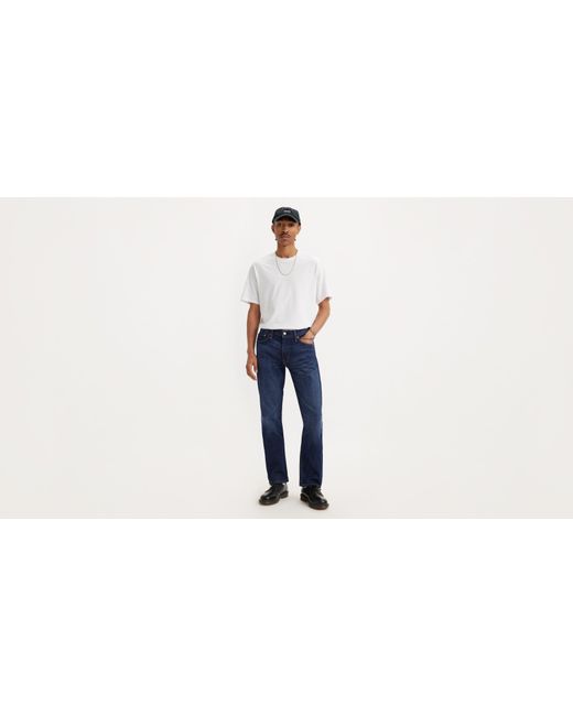 Levi's 513tm Slim Rechte Jeans in het Black voor heren