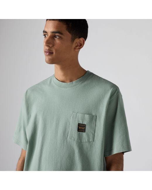 Levi's Green Workwear Pocket Tee for men