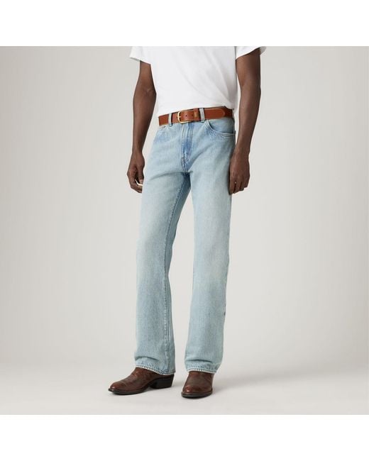 Levi's Blue 517 Bootcut Jeans for men