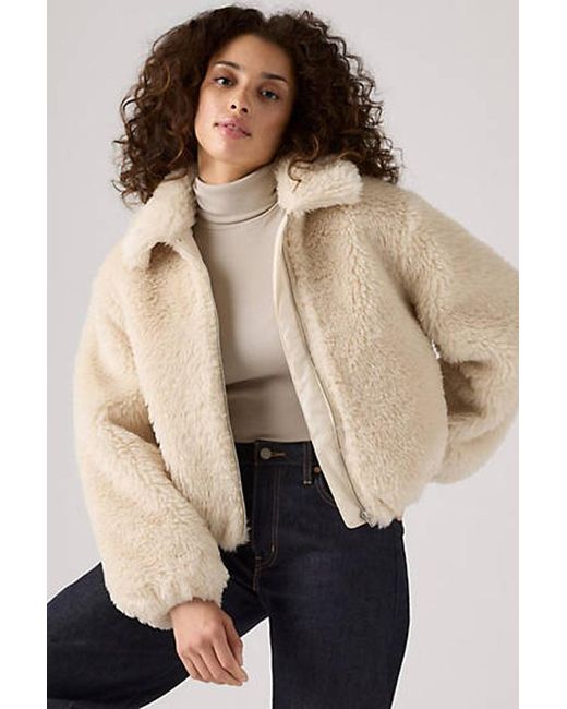 Levi's Natural Elle Sherpa Jacket