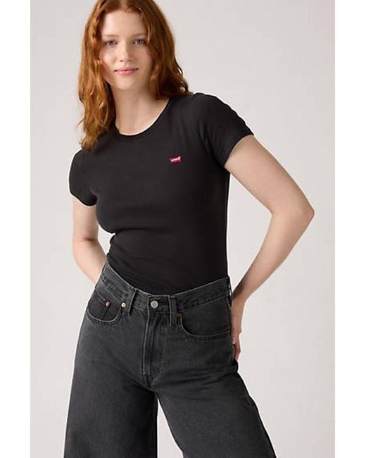 T Shirt Essential (Lot De 2) Levi's en coloris Black