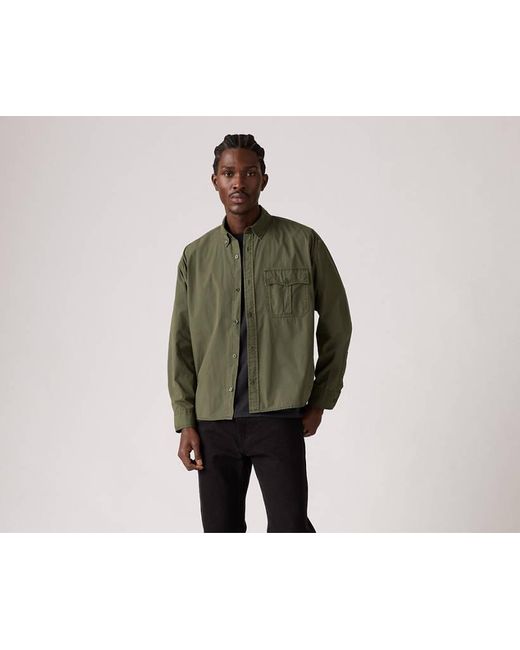 Camicia Accorciata Zandt di Levi's in Green da Uomo