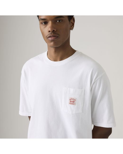 Workwear Tee White Levi's de hombre de color Black
