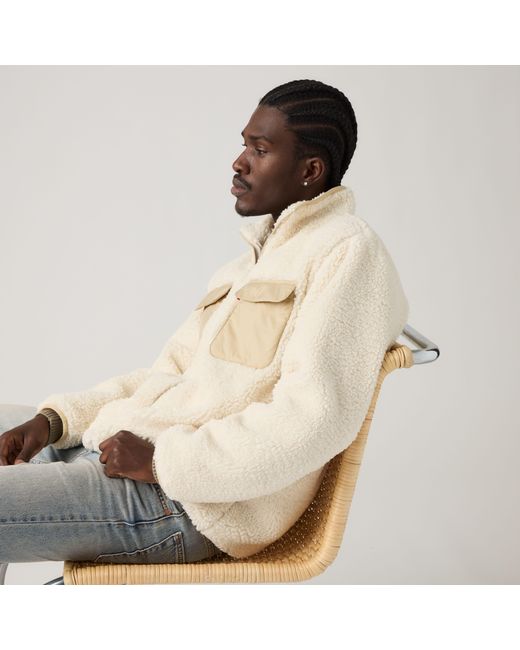 Levi's Natural Campo Sherpa Jacket for men
