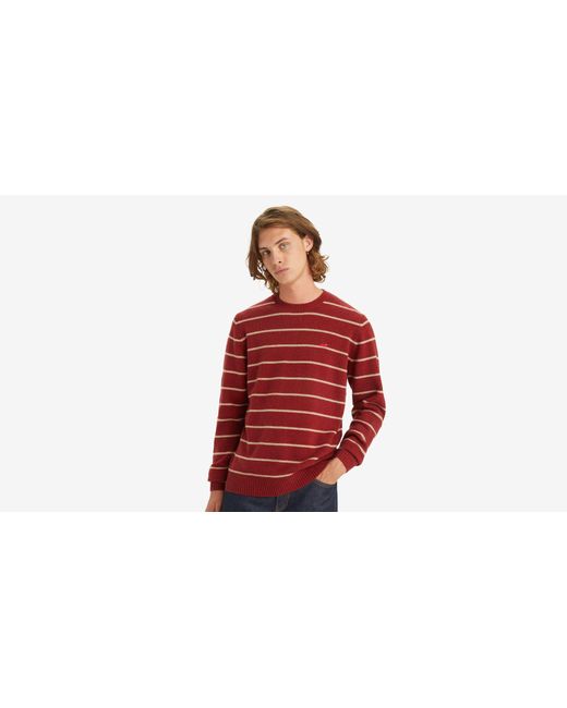 Levi's Red Original Housemark Sweater for men