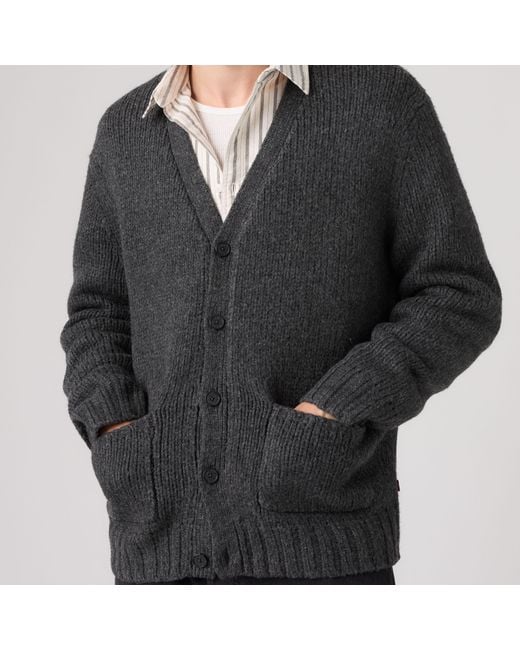 Mammoth Cardigan Levi's de hombre de color Black