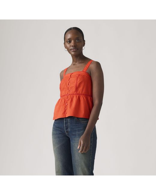 Levi's Mimi Blouse in het Red