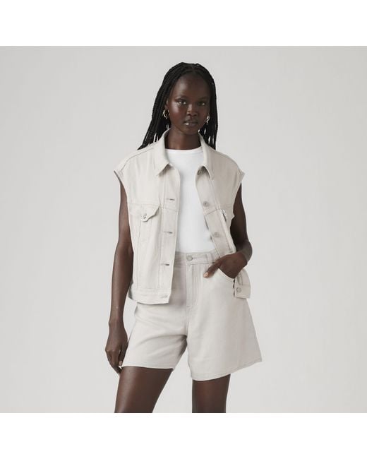 Levi's Gray Shrunken '90S Linen Vest