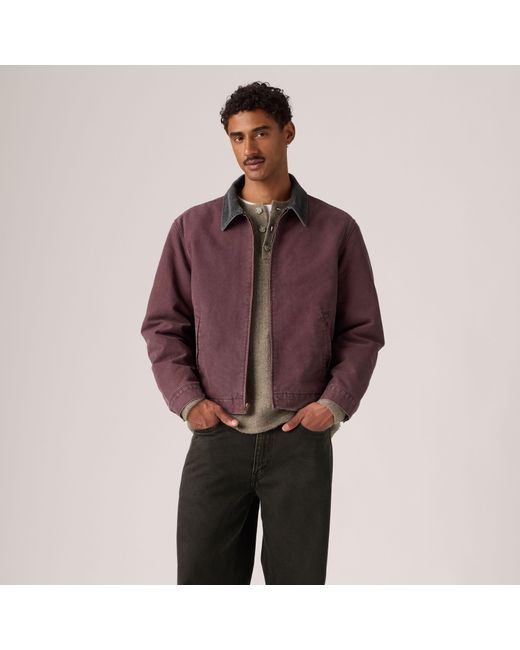 Levi's Castro Full Zip Lined Jacket in het Purple voor heren