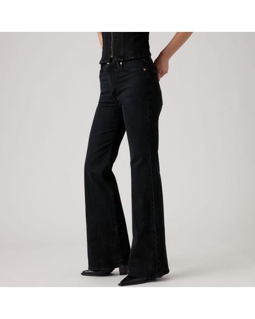 Levi's Blue Ribcage Flare Jeans
