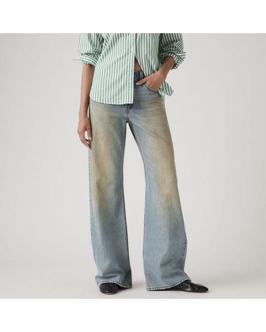 Levi's Green Loose Boot Jeans