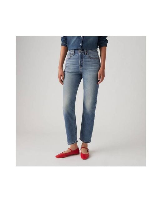 Jean Coupe Courte 501 Levi's en coloris Blue