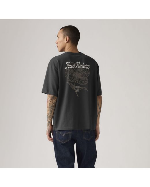 Levi's T Shirt Met Halflange Mouwen in het Gray voor heren