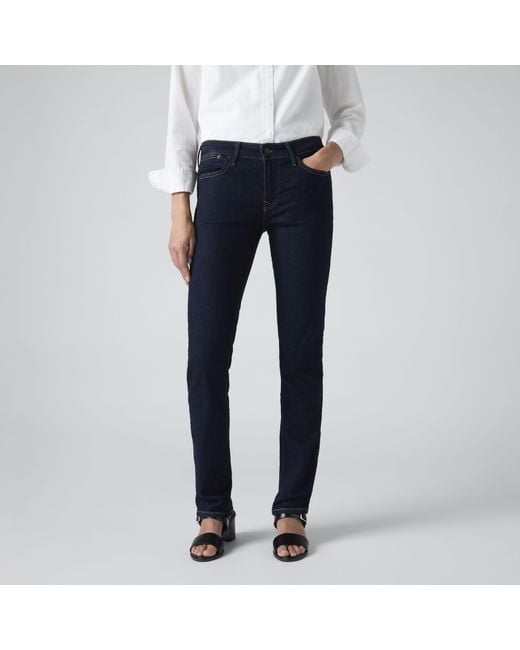 Levi's Black 712 Slim Welt Pocket Jeans
