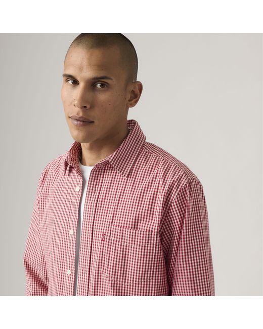 Levi's Pink Sunset Pocket Shirt for men