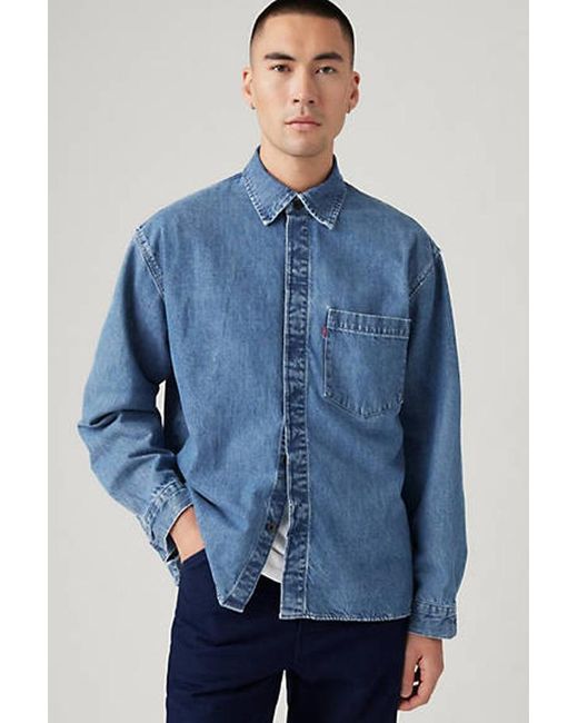 Levi's Blue Wellthread Wilder Shirt for men