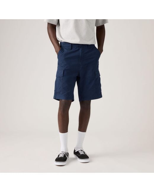 Levi's Blue Carrier Cargo Shorts for men